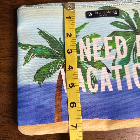 Kate Spade Pouch Clutch “I Need A Vacation” - Picture 6 of 6